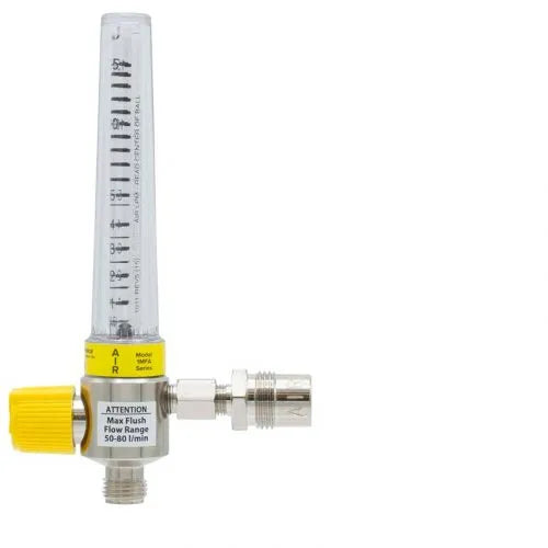 Precision Medical Air Chrome Flowmeter, 1MFA Series, 15LPM, 1MFA2004