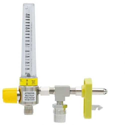 Precision Medical Air Chrome Flowmeter, 1MFA Series, 15LPM, 1MFA2006