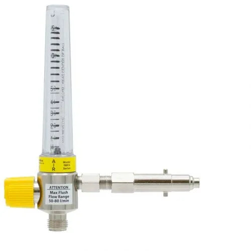 Precision Medical Air Chrome Flowmeter, 1MFA Series, 15LPM, 1MFA2007