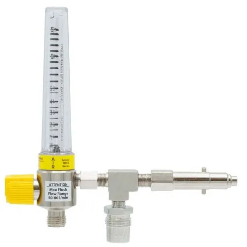 Precision Medical Air Chrome Flowmeter, 1MFA Series, 15LPM, 1MFA2007