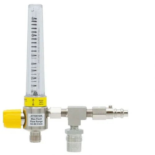 Precision Medical Air Chrome Flowmeter, 1MFA Series, 15LPM, 1MFA2008