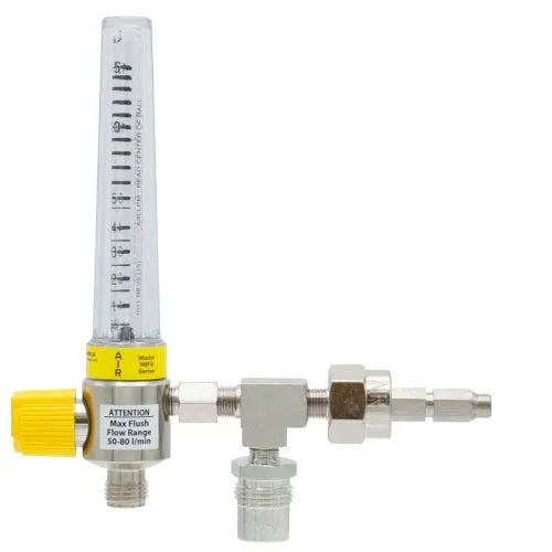 Precision Medical Air Chrome Flowmeter, 1MFA Series, 15LPM, 1MFA2009