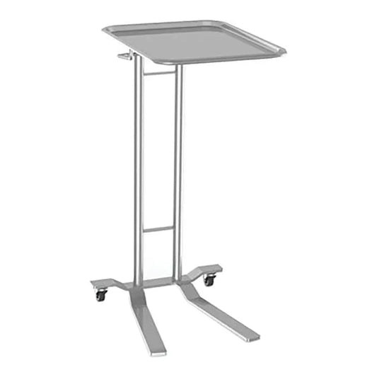 Fixed Height Mayo Stand, Dual Post, 21.25" X 16.25" Tray, MYO-2000FH