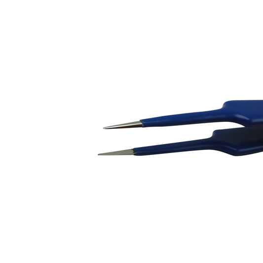 Olsen Jewelers Bipolar Forcep, Single-use, Smooth, Straight, Insulated, Micro tip , 4.5 (10/bx), 20-1060I