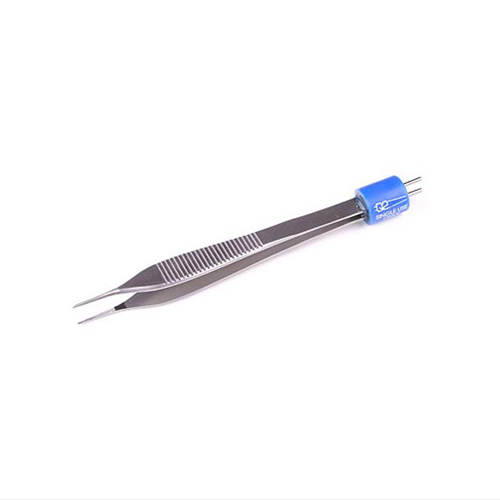 Olsen Bipolar Forceps; Adson; Serrated; Straight; 1.0 mm Tips; 5 in; 127 mm; Single Use; (10/bx), 20-1080