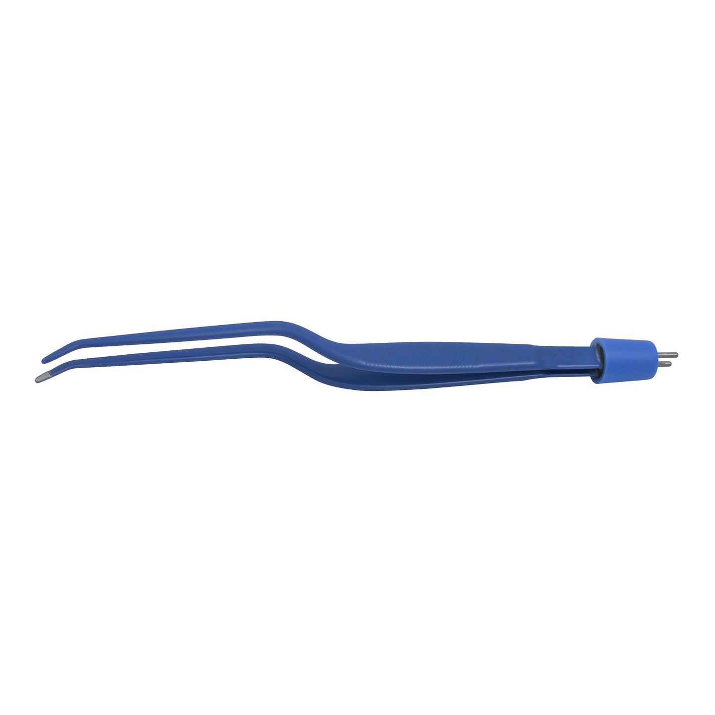 Olsen7 1/2" (19.1cm) Bayonet Bipolar Forceps; Smooth 1.5mm Tips; Angled Down 25°; Insulated; Single Use; (10/bx), 20-1381I