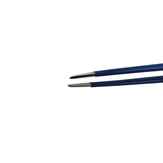 Olsen Bipolar Forceps Kit; Olsen Standard Twin Pin Cord & Surgiwipe; Bayonet; Insulated; Smooth; Straight; 1.0 mm Tips; 8 1/4 in; 210 mm; Single Use; (10/bx), 20-1440KI