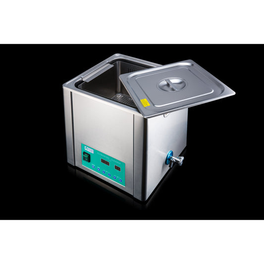 Ultrasonic Cleaner, stainless steel, w/heat & basket, 4.94gal/19L (Tabletop), U-19LH