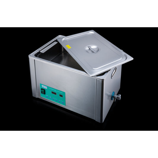 Ultrasonic Cleaner, stainless steel, w/heat & basket, 5.06gal/20L (Tabletop), U-20LH