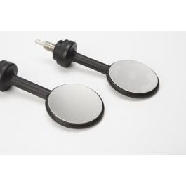 ZOLL Over Molded Internal Electrode Paddles, 1.6" (4.0 cm) Dia. By 4.5" (11.4 cm) Short Pair, Pediatric