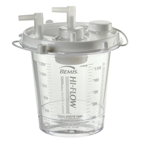 Bemis 1200cc Hi-Flow Suction Canister Kit with White Lid, 480410