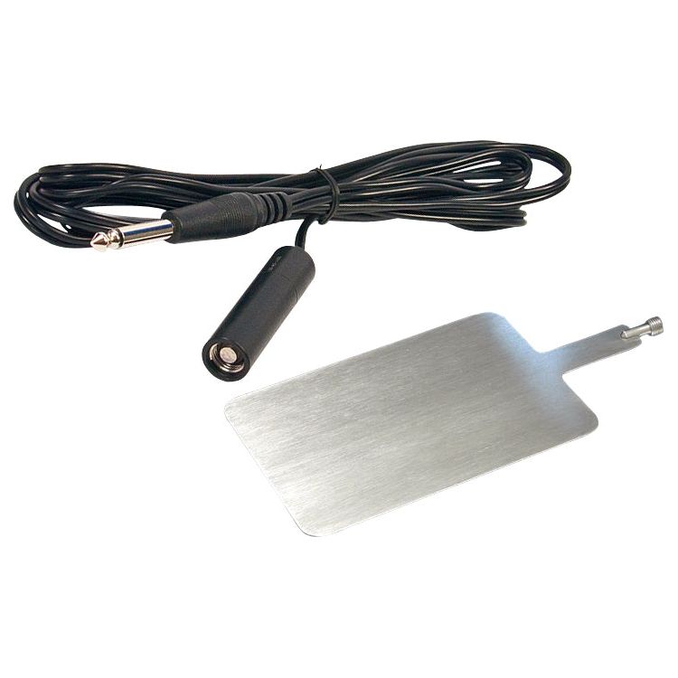 Metal Return Electrode plate with cord for use with A950 Part # A1204