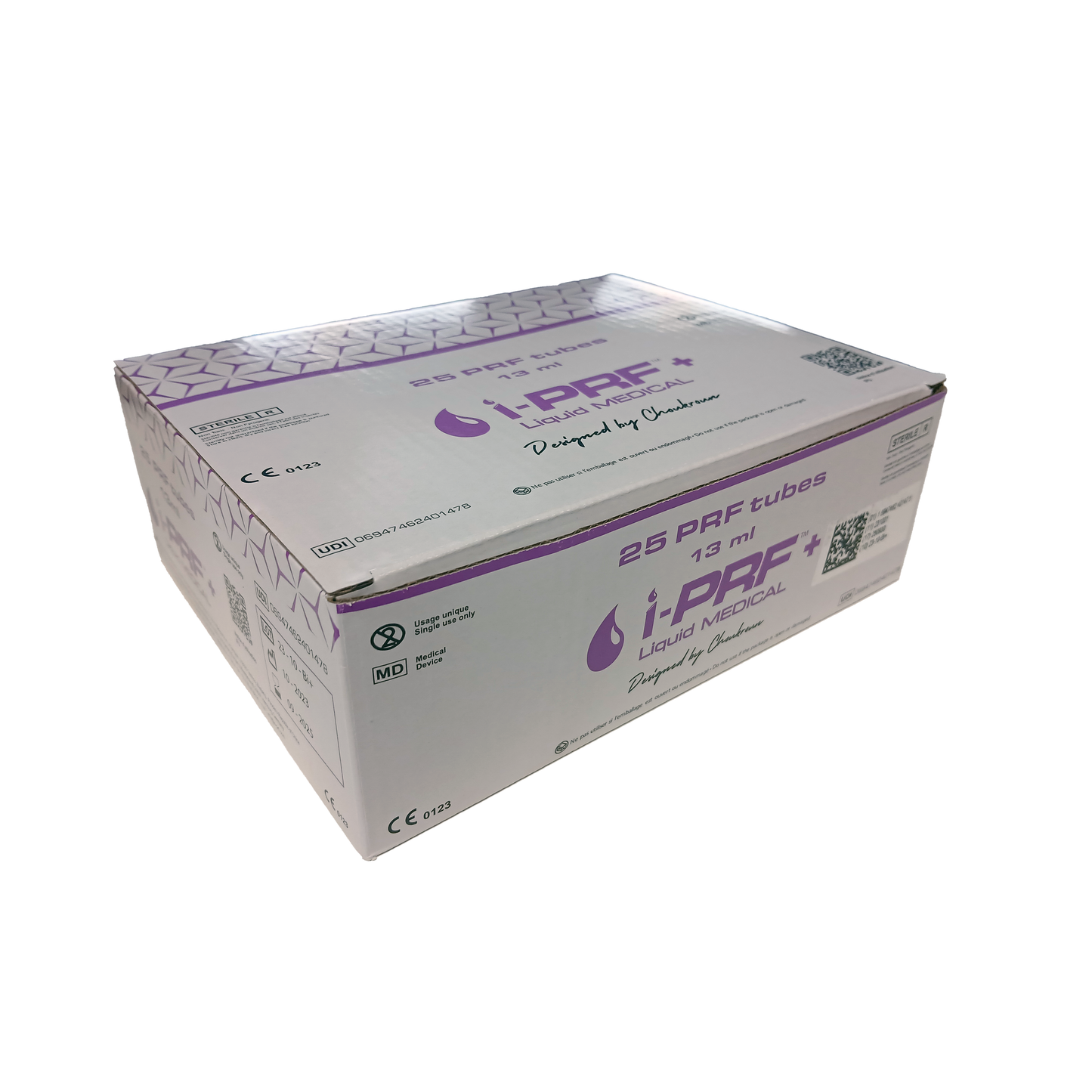 Dr. Choukron Plastic I-PRF+ Tubes for Liquid PRF (Sterile)- Box of 24, PRF-I-PRF