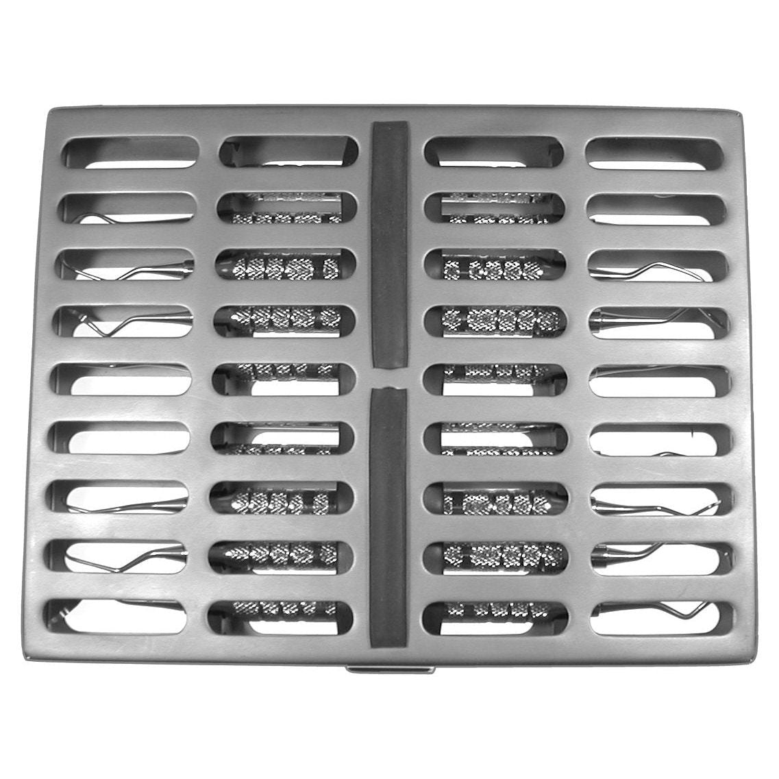 ZC-002 9-Instrument Clam Shell Style Stainless