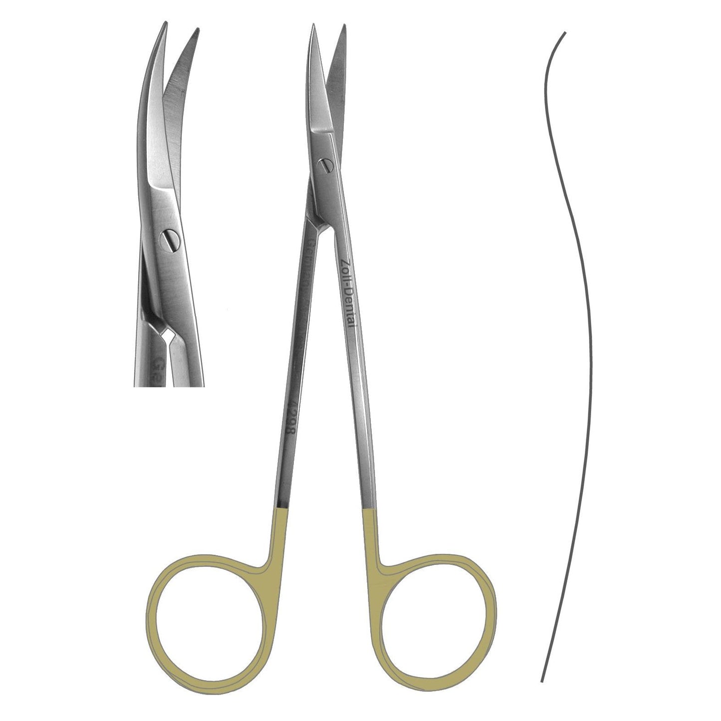 Scissors, LaGrange Double-Curved 11.5cm (Z-5802)