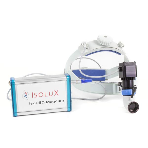 IsoLUX Magnum Headlight (Standard): Headlight, Carrying Case, 2 Battery Power Packs, IL-2399