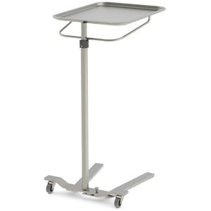 Mayo Stand, Single Post, Foot Operated, 19.125" X 12.625" Tray, MYO-5001