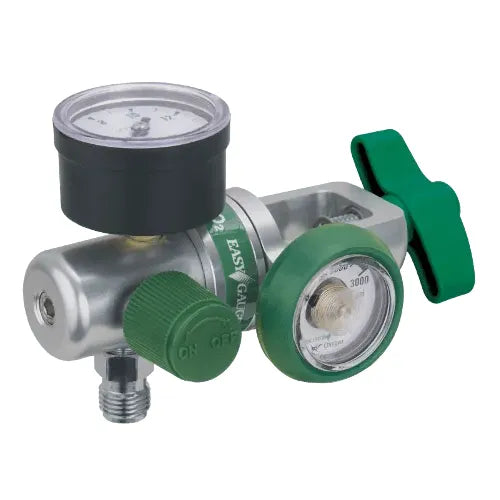 Precision Medical EasyDial Reg 540 Nut Style 50 PSI, 8 l/min Oxygen Regulator, 165408D