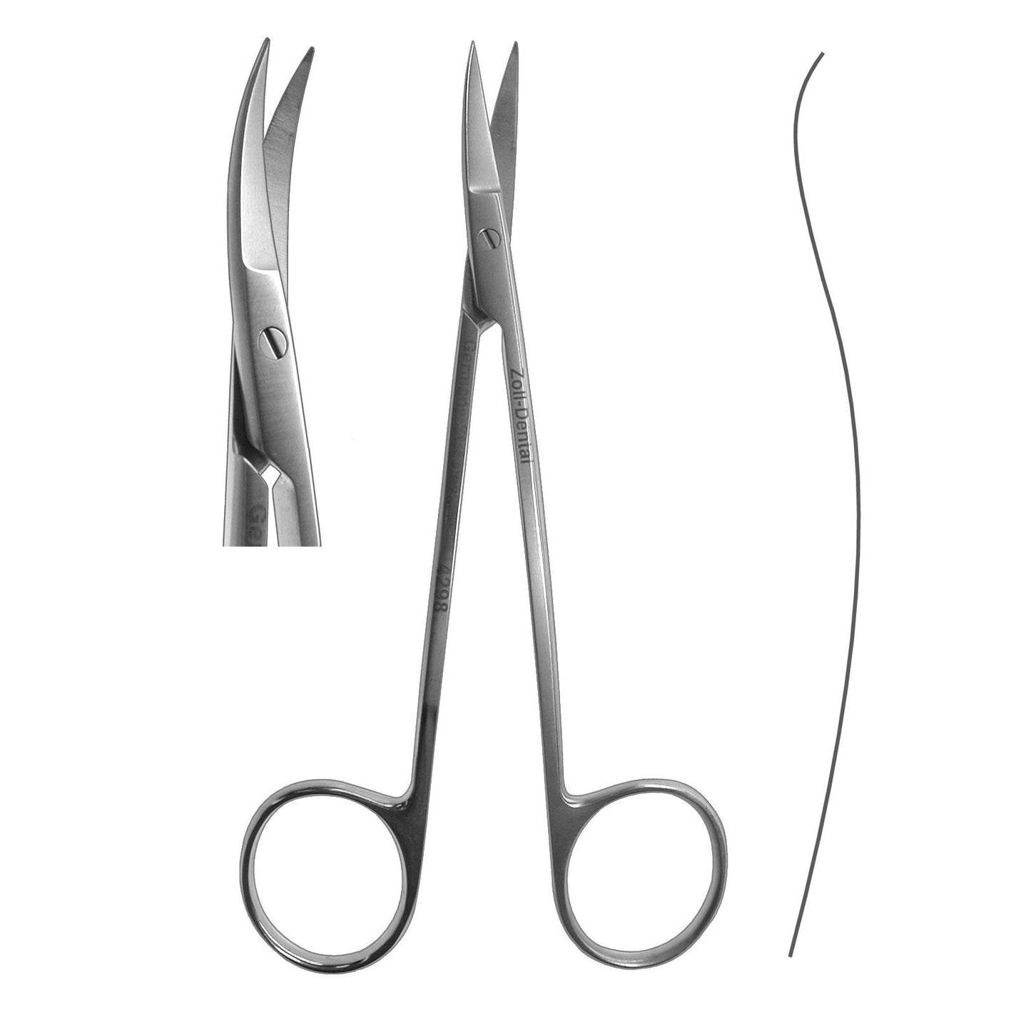 Scissors, LaGrange Double-Curved 11.5cm (Z-4298)