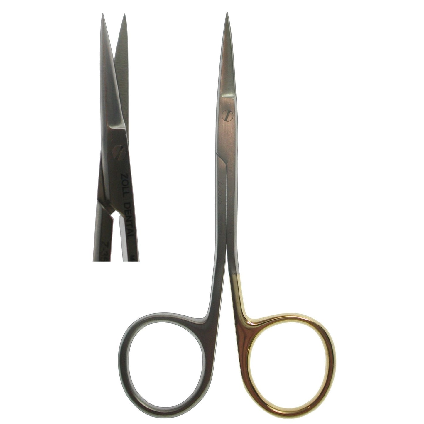 Scissors, Iris Straight Super-Cut Comfort Set Rings 11.5cm (Z-3528)