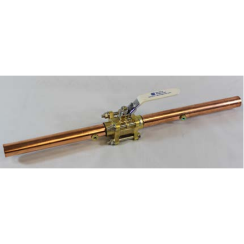 Tri-Tech Medical 1" Ball Valve w/ Lock Handle 55-04LH