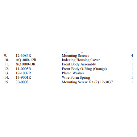 Tri-Tech DISS Style Outlet Finishing Kits - VAC, XQ1022-A