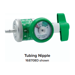 Precision Medical EasyDial Reg 870 Nut Style, 50 PSI, 8 l/min, Oxygen Regulator, 168708D