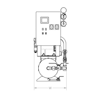 EMSE Duplex 3HP Lubricated Rotary Vane 3Ph Medical Vacuum System, 1DLV3HT30-DV