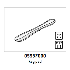 W & H IA-400 operation lever, 05937000