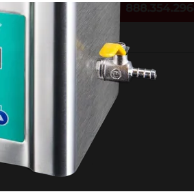 Brandmax D35 External drain spout, 3L / 5L Units