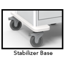 Waterloo 6 Drawer Tall Aluminum Emergency Cart, All Blue, Lever Lock, UTBLA-333369-ELB