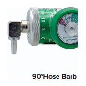 Precision Medical EasyDial Reg 870 Nut Style, 50 PSI, 25 l/min, Oxygen Regulator, 168725D
