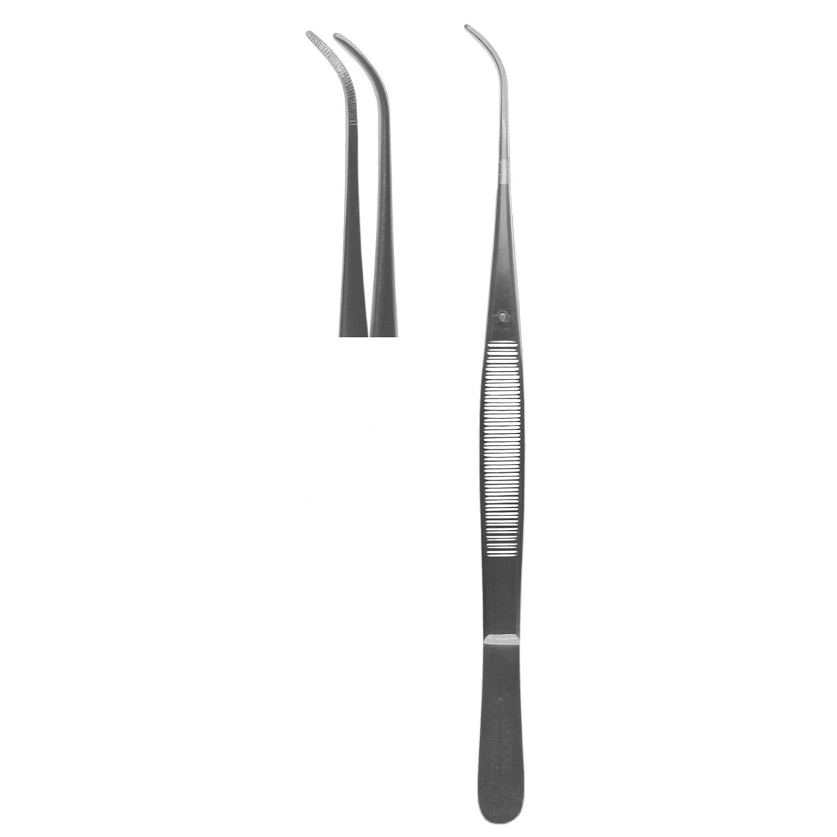 Tissue Forceps, Semkin-Taylor #32 Curved Serrated 12.5cm (Z-4105)
