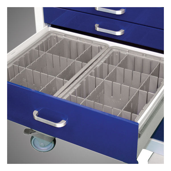 Waterloo Plastic Tray with Dividers (two fit per 6, 9, 12" drawer), WDC-2050