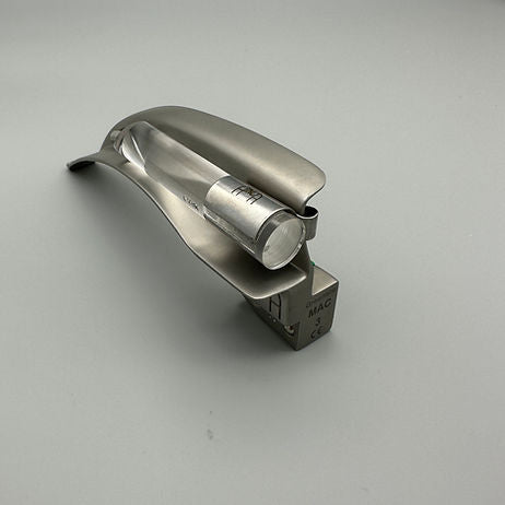 Prism, Viewing, fits Flanged Macintosh Blades, Size 3, 30° Refraction at Tip, Acrylic/Stainless, 00-349-3
