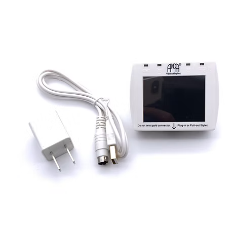 AincA VideoStylet Replacement LCD and Charger, 00-675-LCD