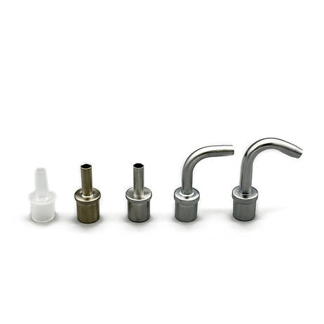 Connector, ET Tube, Straight Chrome Brass Tracheal Tube Connectors, 00-311