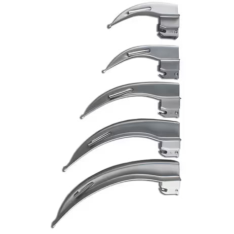 Blade, Laryngoscope, Macintosh Fiber Optic Laryngoscope Blades, GL-365