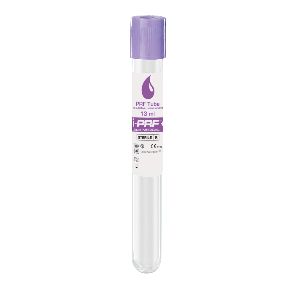 Dr. Choukron Plastic I-PRF+ Tubes for Liquid PRF (Sterile)- Box of 24, PRF-I-PRF