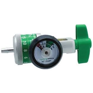 Precision Medical EasyDial Reg 540 Nut Style 50 PSI, 8 l/min Oxygen Regulator, 165408D