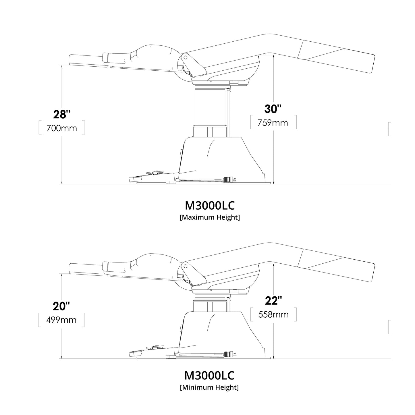Boyd M3000LC Treatment Chair, 100-3004