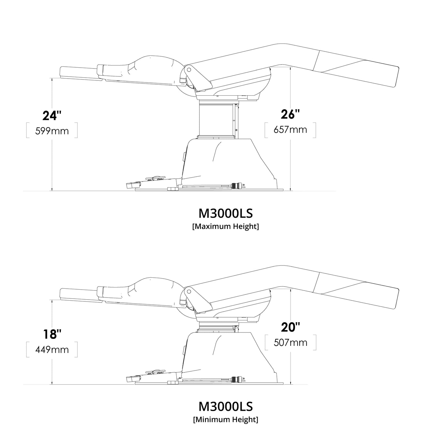 Boyd M3000LS Treatment Chair, 100-3305