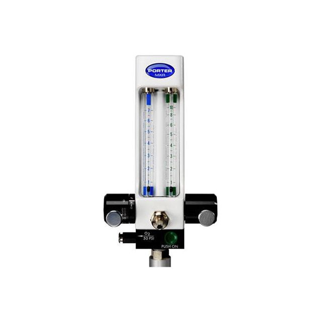 Porter Manual Oxygen & Nitrous Oxide Flowmeter, EEV-1310