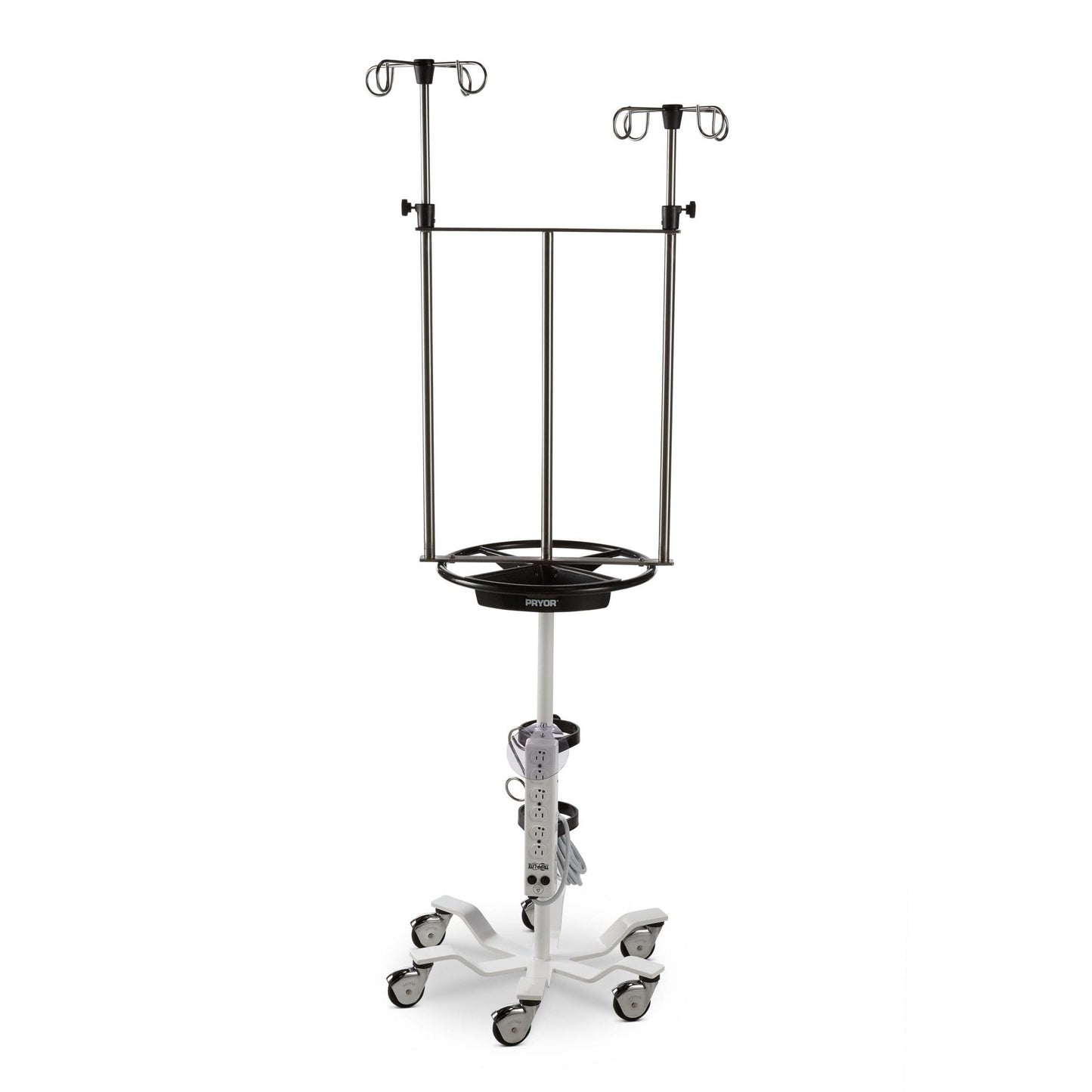 Pryor IV stand, 6-Legs, 25", 4-Hook Tops, DUAL POLE, SW, 147