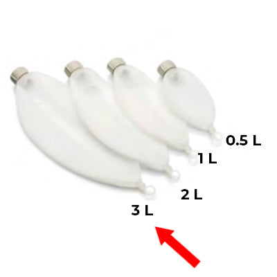 Mindray Silicon Breathing Bag, Reusable, 3L, 040-001859-00