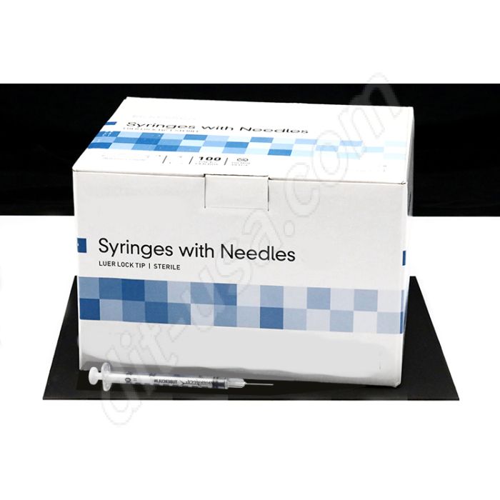 1mL Injection Syringes, 26G, 3/8” – 100/box, PRF-SY-1ML-26G
