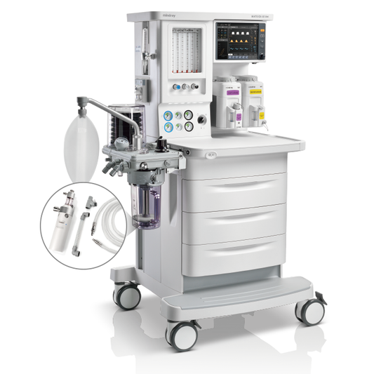 WATO EX-35 Vet Anesthesia Machine, Includes Module Rack, 0686E-PA00002
