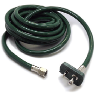 Chemetron to DISS O2 Hose, 15ft, 0004-00-0077-12
