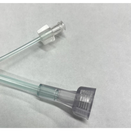 Divided SOFT Adult Capnography Cannula, Female Luer Style, 10' O2 & 10' CO2, 49Soft-FTG-10-10-25