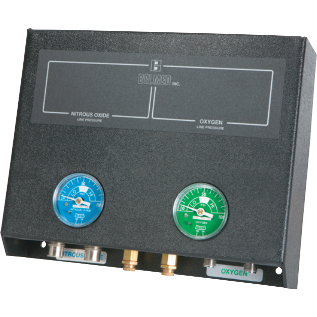 2 Oxygen / 2 Nitrous Oxide Cylinder Wall Alarm System, M100